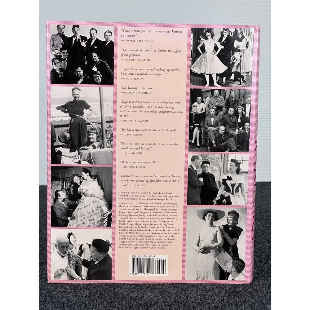 Costumes by Karinska Toni Bentley Hardcover 1995 Ballet Fashion‎ Art Book